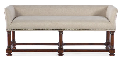 Charleston - Bed Bench - Dark Brown / Beige