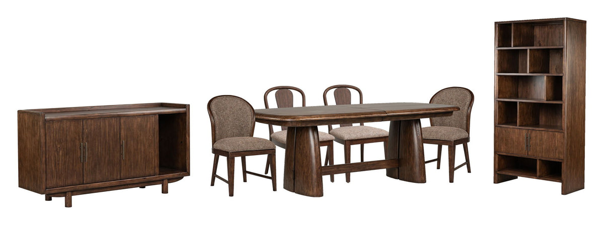 Belville - Extendable Trestle Dining Table Set