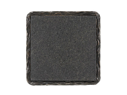Shadow Play - Talk Of The Town Cube End Table - Dark Gray