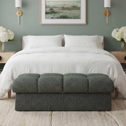Harlem - Bench - Moss Green / Lake Blue