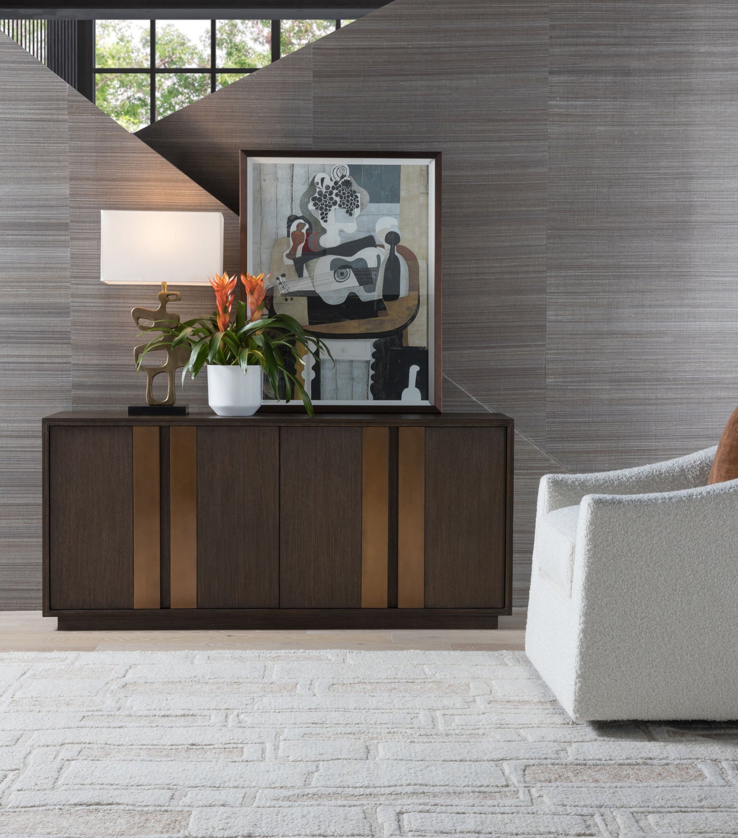 Andare - Media Console - Dark Brown