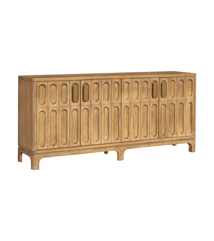 Ryder - Server - Chestnut Elm / Antique Brass