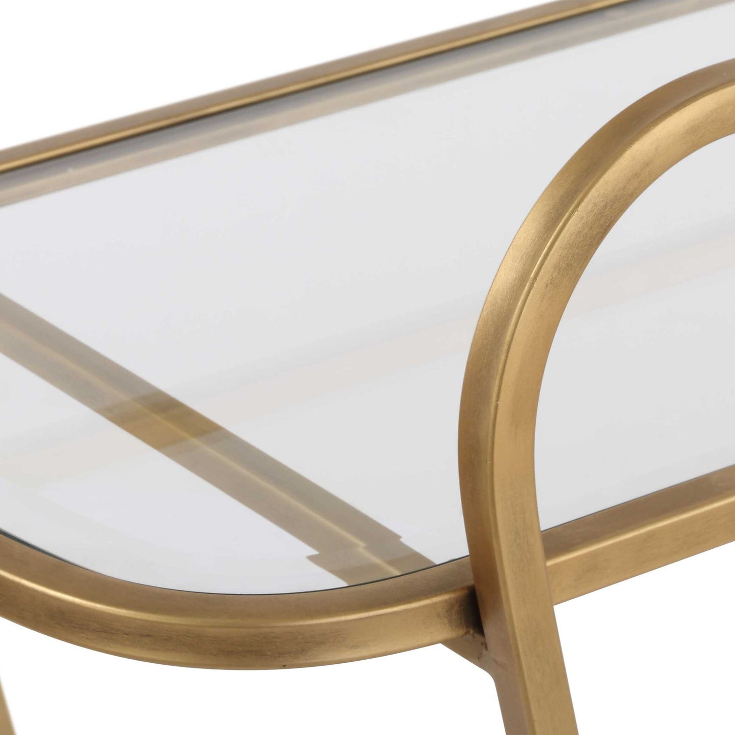 Swain - Brass Serving Cart