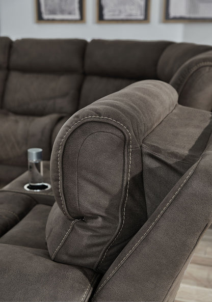 Hoopster - Pwr Armless Rec W/Adj Headrest - Gunmetal