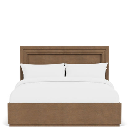 Cascade - Full / Queen Panel Headboard With Light - Casual Mink