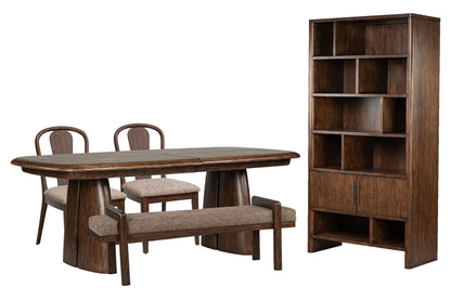 Belville - Extendable Trestle Dining Table Set