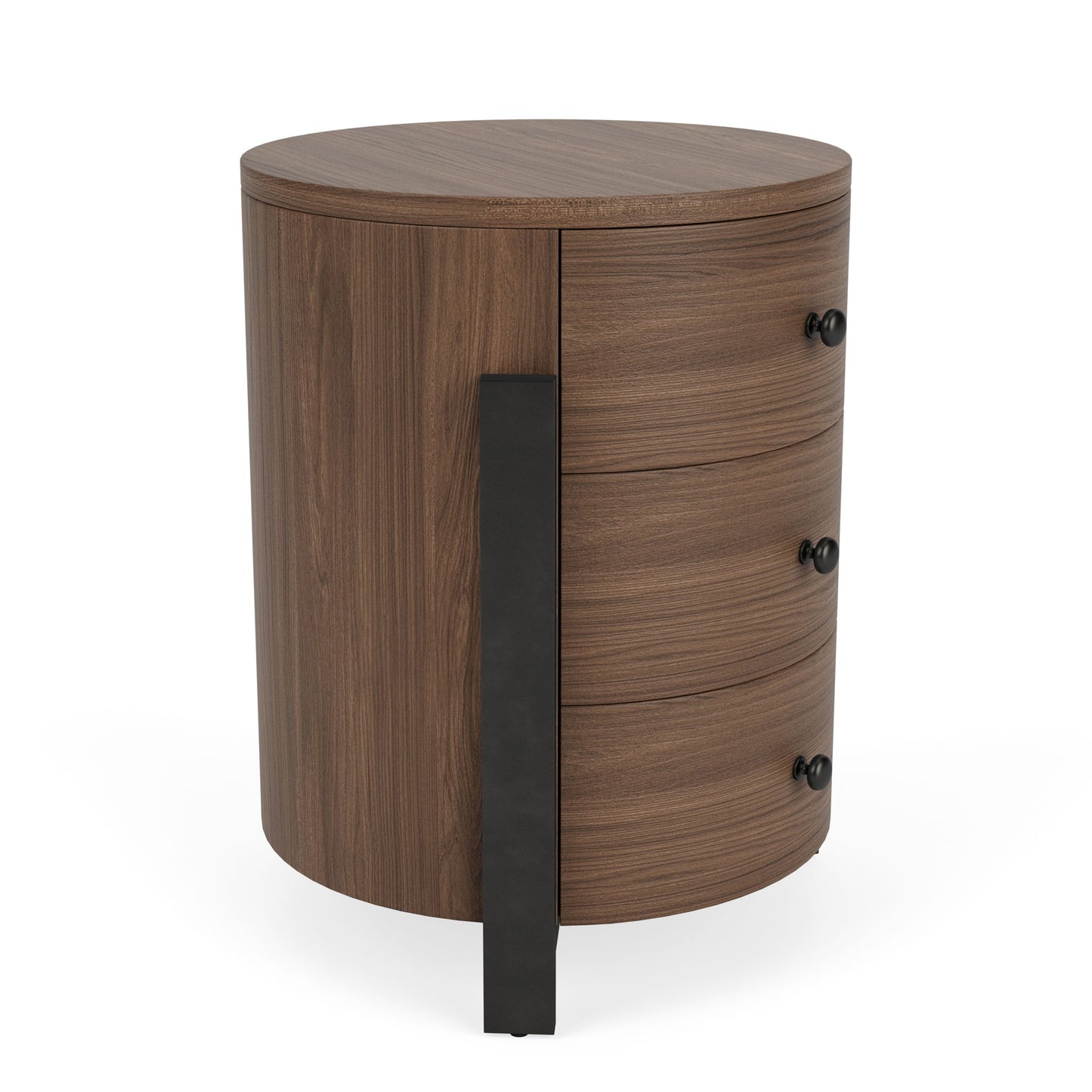 Nova - Chairside Table - Nouveau Walnut