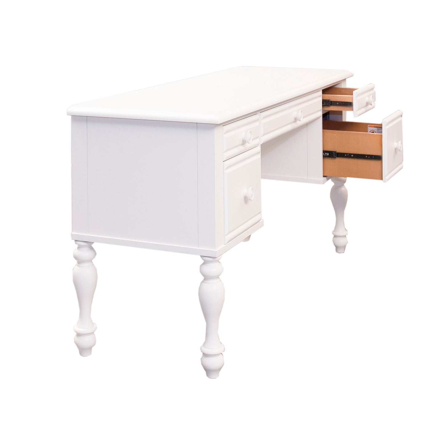 Summer House - Wood Vanity Desk - Oyster White