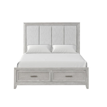 Fiona - 5/0 Queen Headboard - Mist Gray