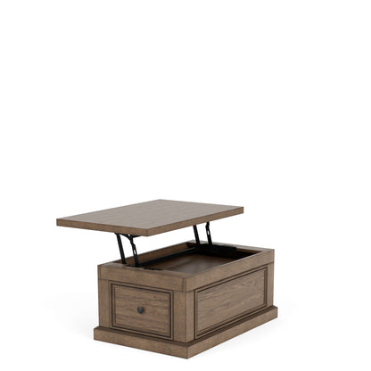 Hamilton - Lift-Top Trunk Cocktail Table - English Oak