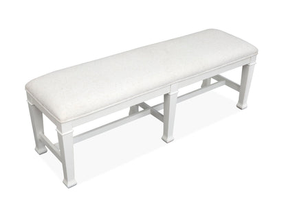 Kingston - Bench - Whisper White And Cerused Nutmeg