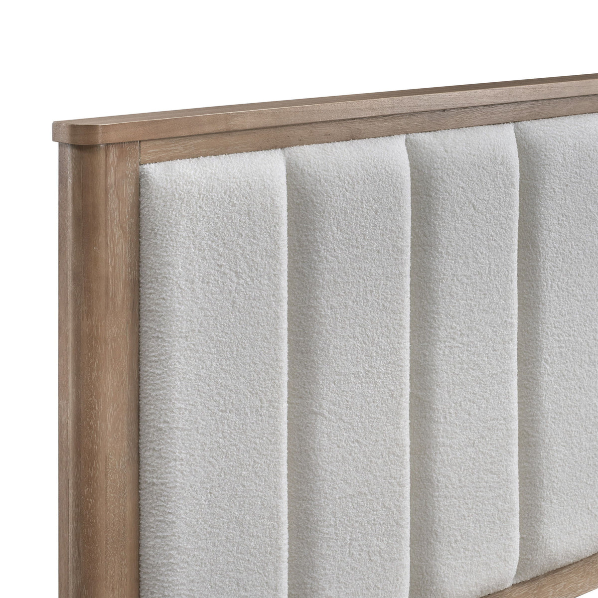 Anika - 6/6 King Storage Footboard & Slats - White / Natural