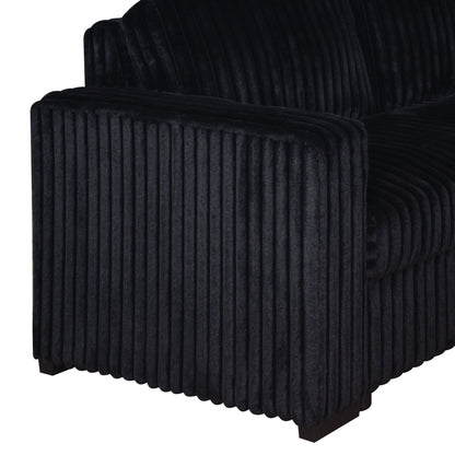 Bliss - LSF Loveseat With Corner - Midnight