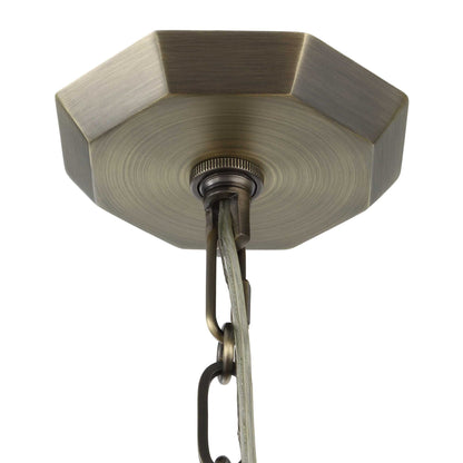 Granada - 1 Light Hexagon Pendant - Dark Gray