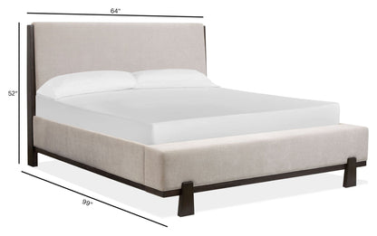Tauren - Complete Upholstered Panel Bed