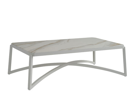 Sand Dune - Rectangular Cocktail Table - Gray
