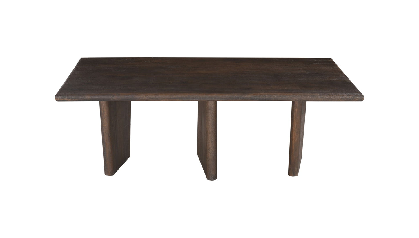 Lasso - Rectangle Cocktail Table - Antique Natural Mango With Sandblasting