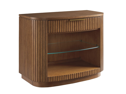 La Costa - Tustin Open Nightstand - Dark Brown