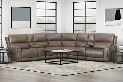 Hancock - Zero Gravity Power Reclining Sectional With Power Adjustable Headrests