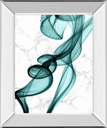 Teal Ribbons II By Irena Orlov - Light Blue