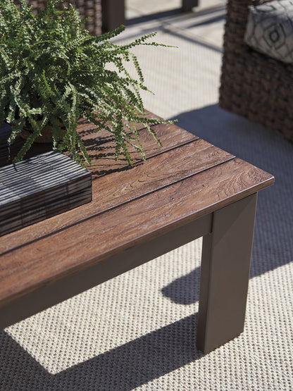 Kilimanjaro - Rect Cocktail Table - Dark Brown
