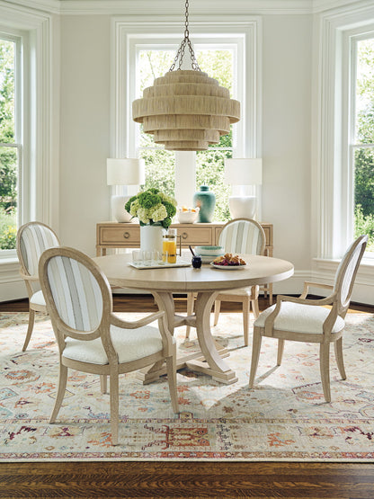 Sunday Morning - Brewster Round Dining Table - Beige