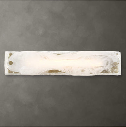 Taffy - 1 Light LED Swirl Glass Sconce - White