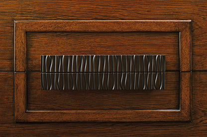 Island Fusion - Tonga Tiered Bookcase - Dark Brown