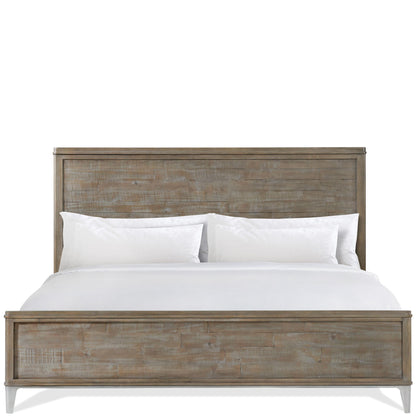 Intrigue - Queen Metal Panel Footboard - Hazelwood