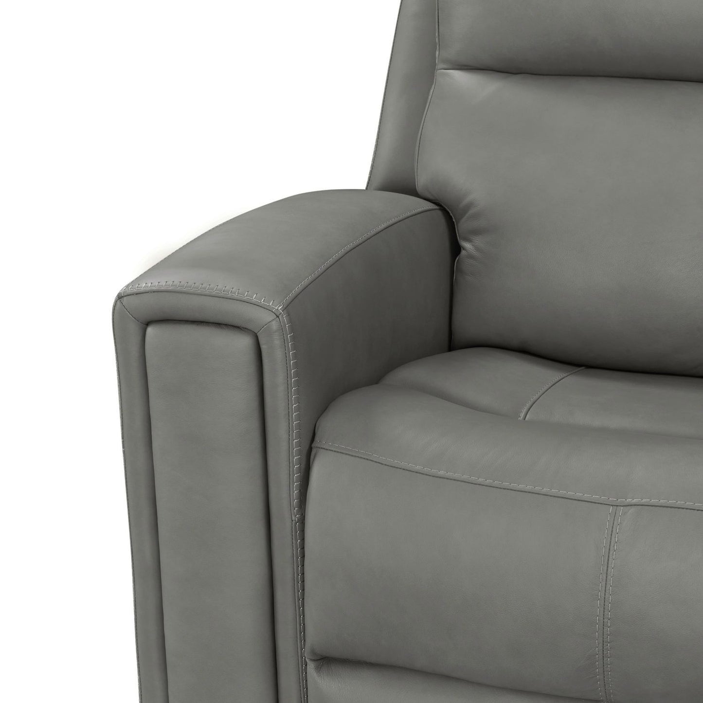 Camden - L Arm Recliner P3 & ZW - Aline Light Gray
