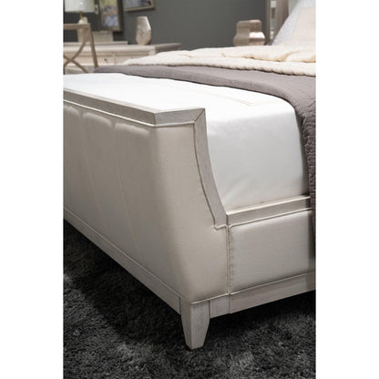Hepburn - King Upholstered Footboard - White