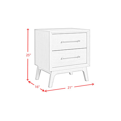 Westland - 2-Drawer Nightstand - Almond
