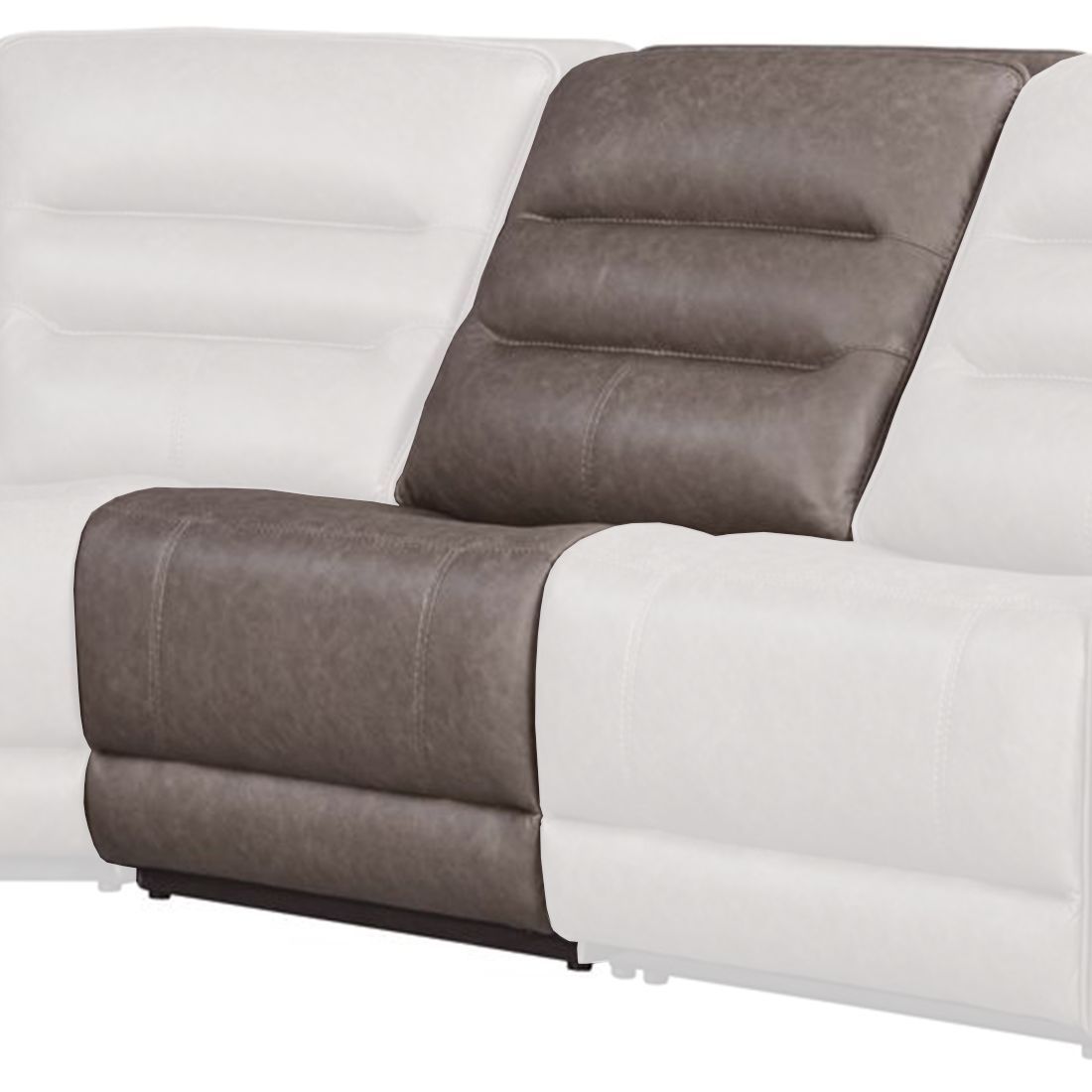 Lawson - Armless Chair With Drop Down Table - Sydney Brunette