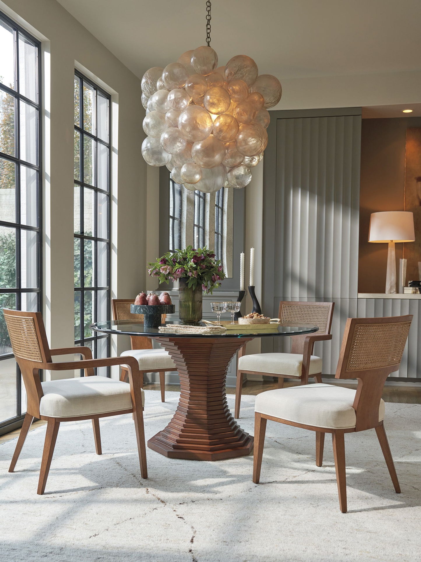 La Costa - Cabrillo Glass Top Dining Table