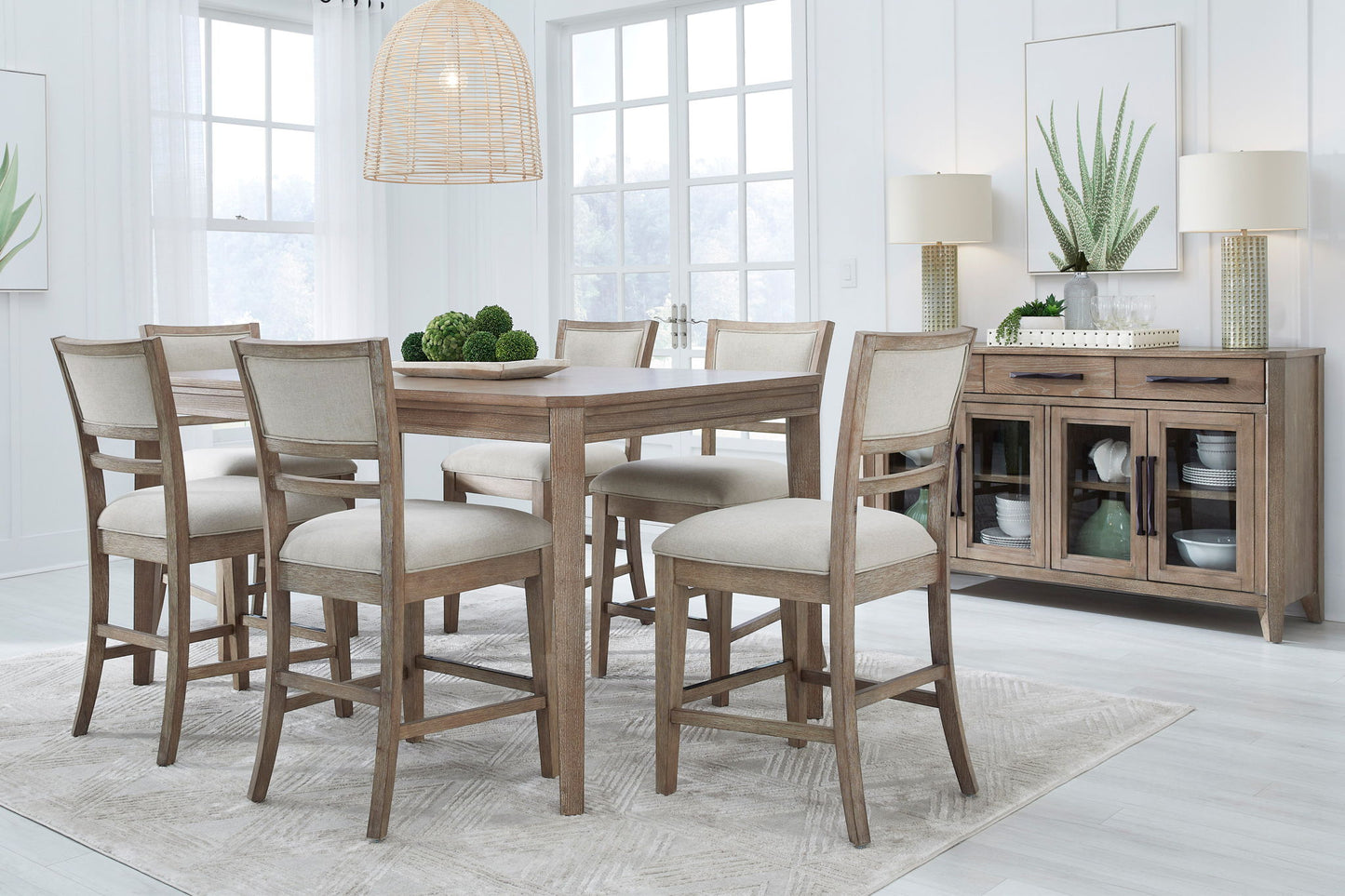Breckenridge - Dining Buffet Server - Medium Brown