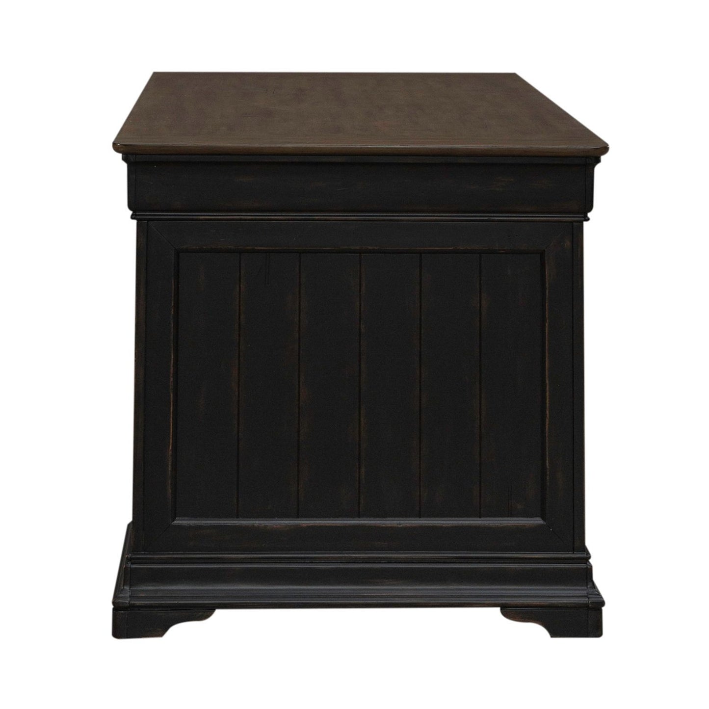 Meritage - Jr Executive Desk - Aged Charcoal