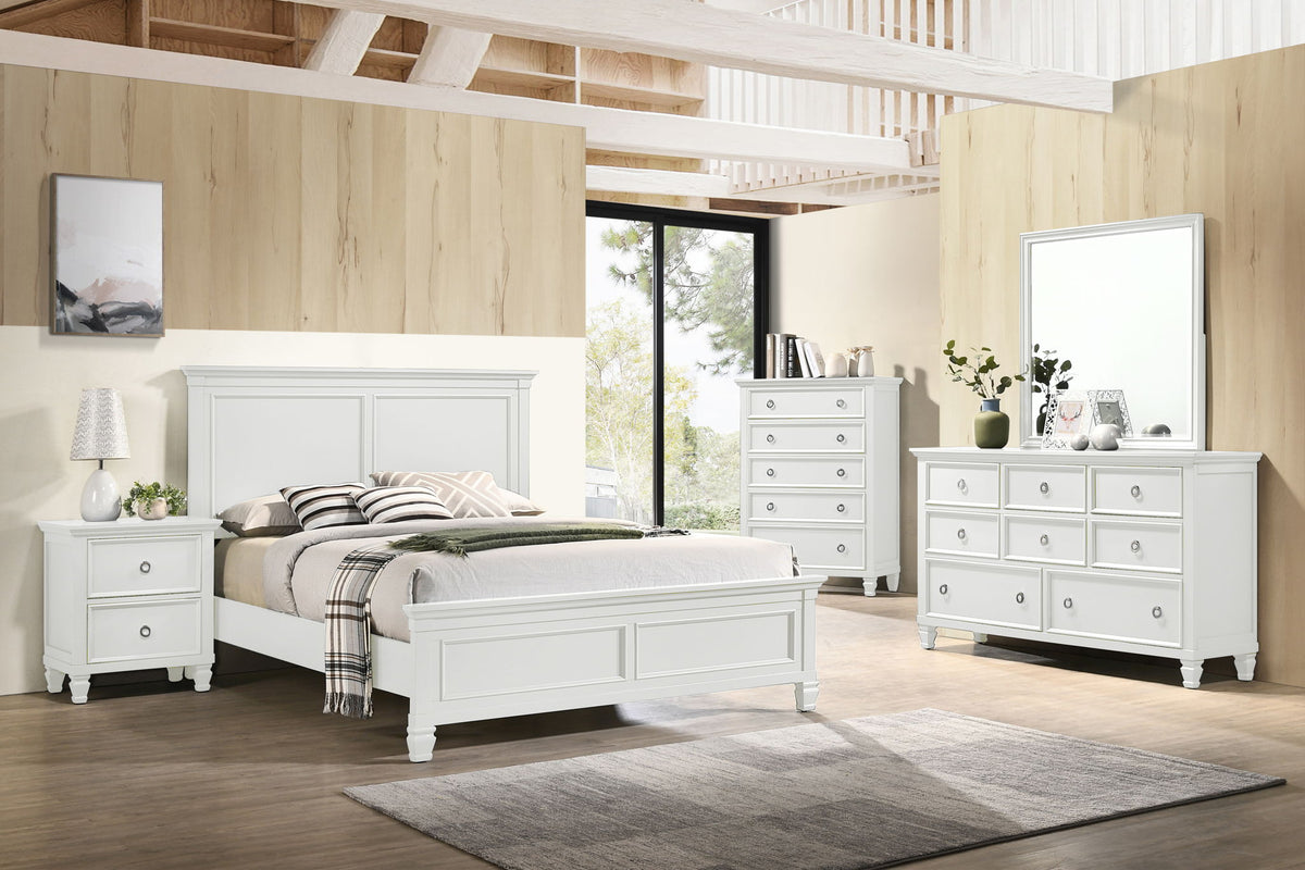 Tamarack - 6/6-6/0 King/California King Headboard, Footboard & Slats - White