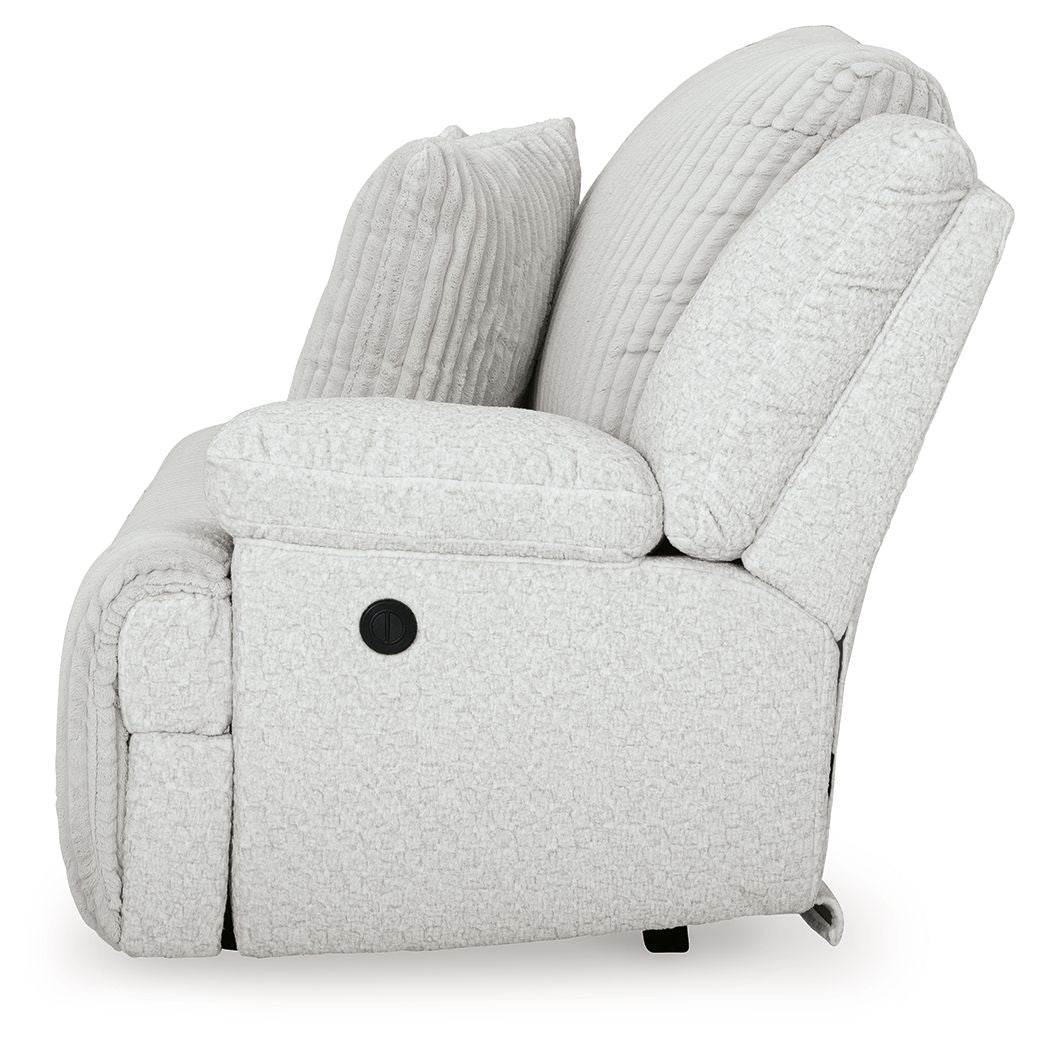 Top Tier - Raf Zero Wall Power Recliner - Alloy