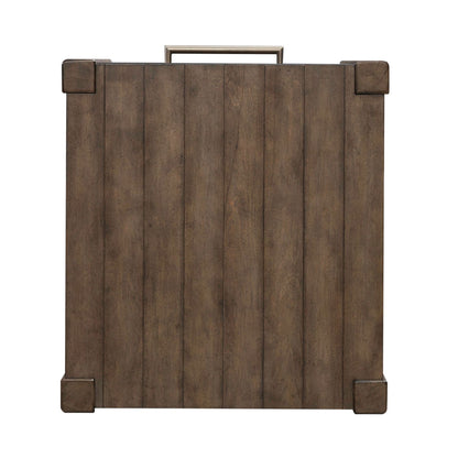 Broadmore - Drawer End Table - Cobblestone Brown