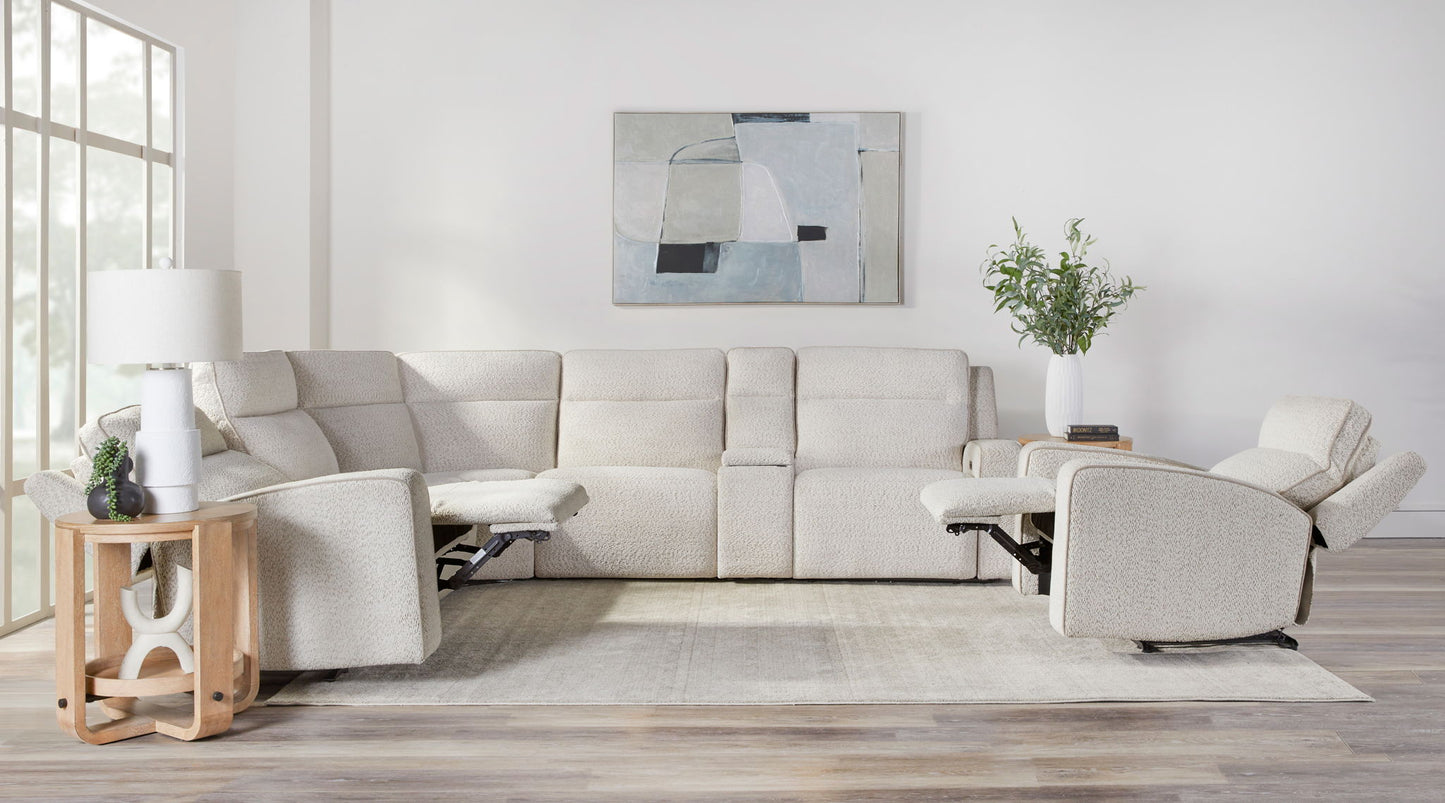 Lancaster - Power Right Arm Facing Zero Gravity Recliner P2 - Fluffy River Rock