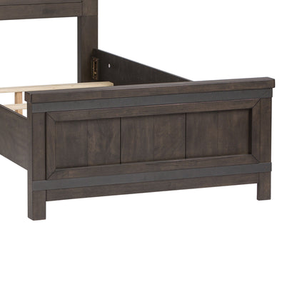 Thornwood Hills - Twin Panel Footboard - Rock Beaten Brown