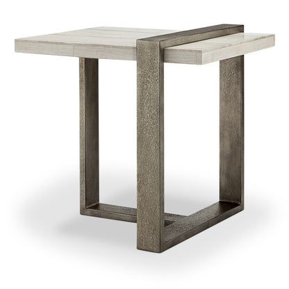 Wiltshire - Rectangular End Table Base - Sea Shell