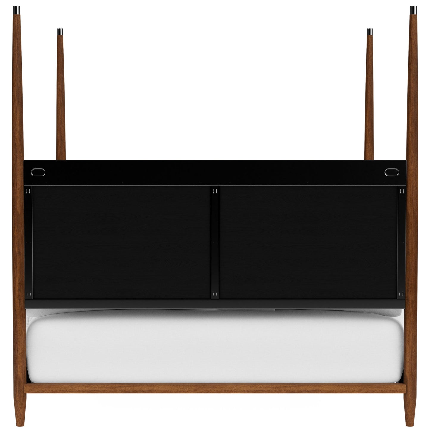 Elsie - Queen / King Poster Bed Posts - Dark Brown