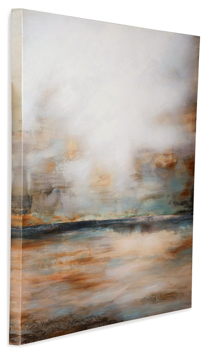 Weatheridge - Wall Art - Grey / Gold