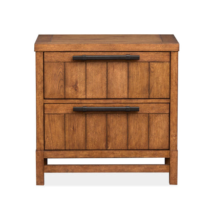 Conway - Drawer Nightstand - Honey Wheat