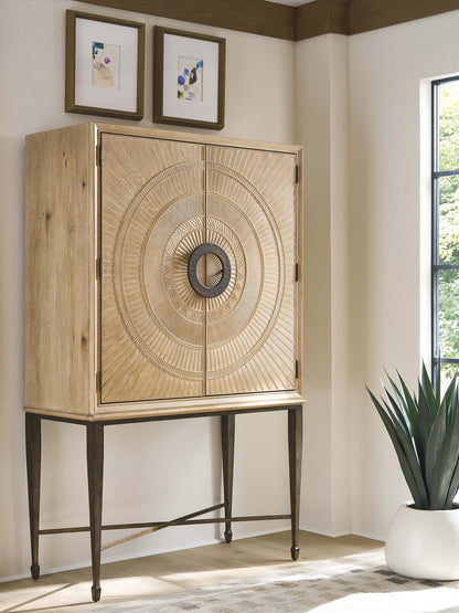 Montecito - Hammond Bar Cabinet - Light Brown