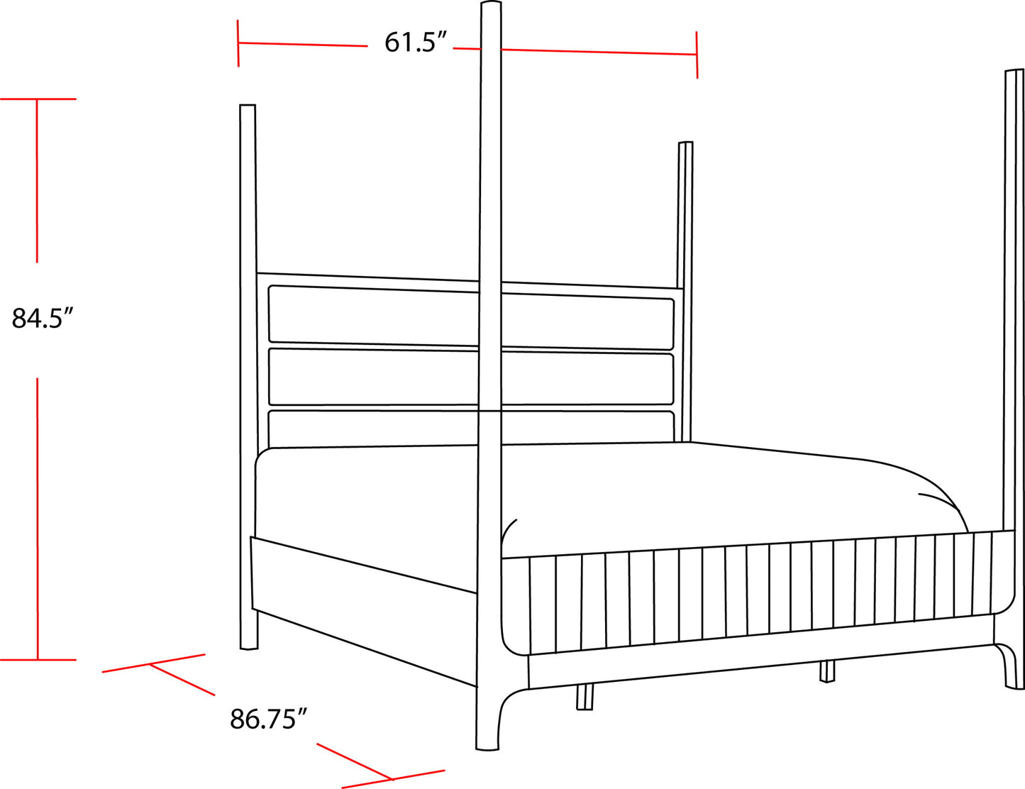 Escape - Bedroom Poster Bed