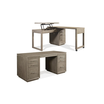 Prelude - Swivel Lift Top L-Desk