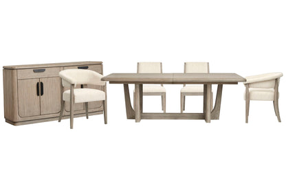 Braelyn - Extendable Trestle Dining Table Set