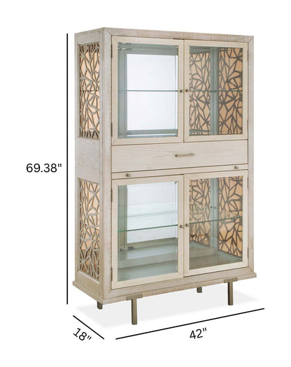 Lenox - Display Cabinet - Acadia White